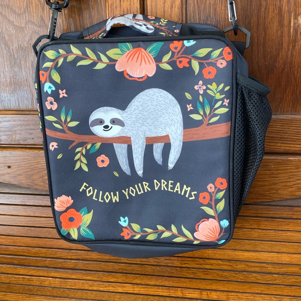 Lunch box case with Sloth design